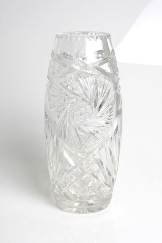 Große Kristallvase Blumenvase Kristallglas Geschliffen 31,  5 Cm Sehr Schwer Ew Bild