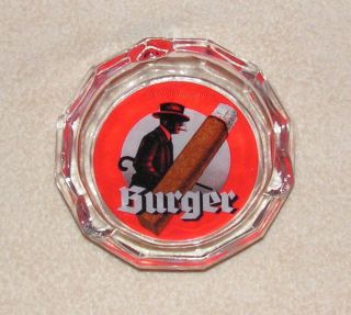 Alter Aschenbecher Burger,  Burger Aschenbecher,  Glasaschenbecher,  Art Déco Bild