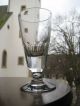 1 Glas - Alt (um 1900) - Groß - Facett.  - Schwer - Kelchglas - Frankr.  15,  5/345 Glas & Kristall Bild 1