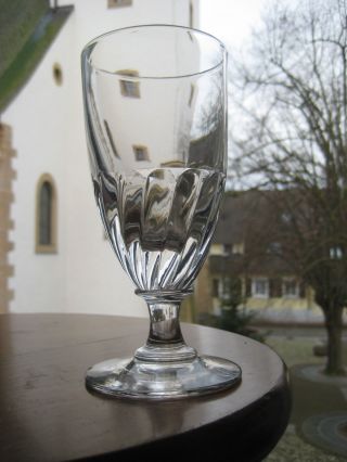 1 Glas (absinth/bistro?) - Facettiert - Alt - Groß - Schwer - Frankr.  15/330 Bild