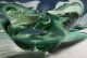 Murano Glas Schale,  Grün,  Mit 4 Einstichen - Sehr Schöne Glasschale Glas & Kristall Bild 11