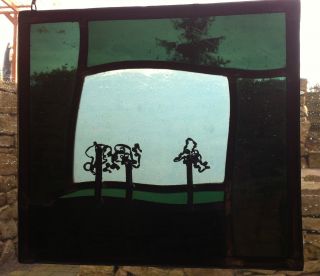 Fensterbild In Bleiverglasung,  Motiv 