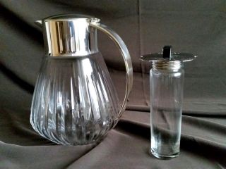 Wmf Kalte Ente Karaffe Krug,  Mit Glaseinsatz,  Ca.  2,  8 Liter,  Bleikristall Bild