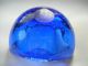 Murano Aschenbecher Schälchen Luftblasen Bulicante Überfangglas Bicolor Blau Glas & Kristall Bild 4