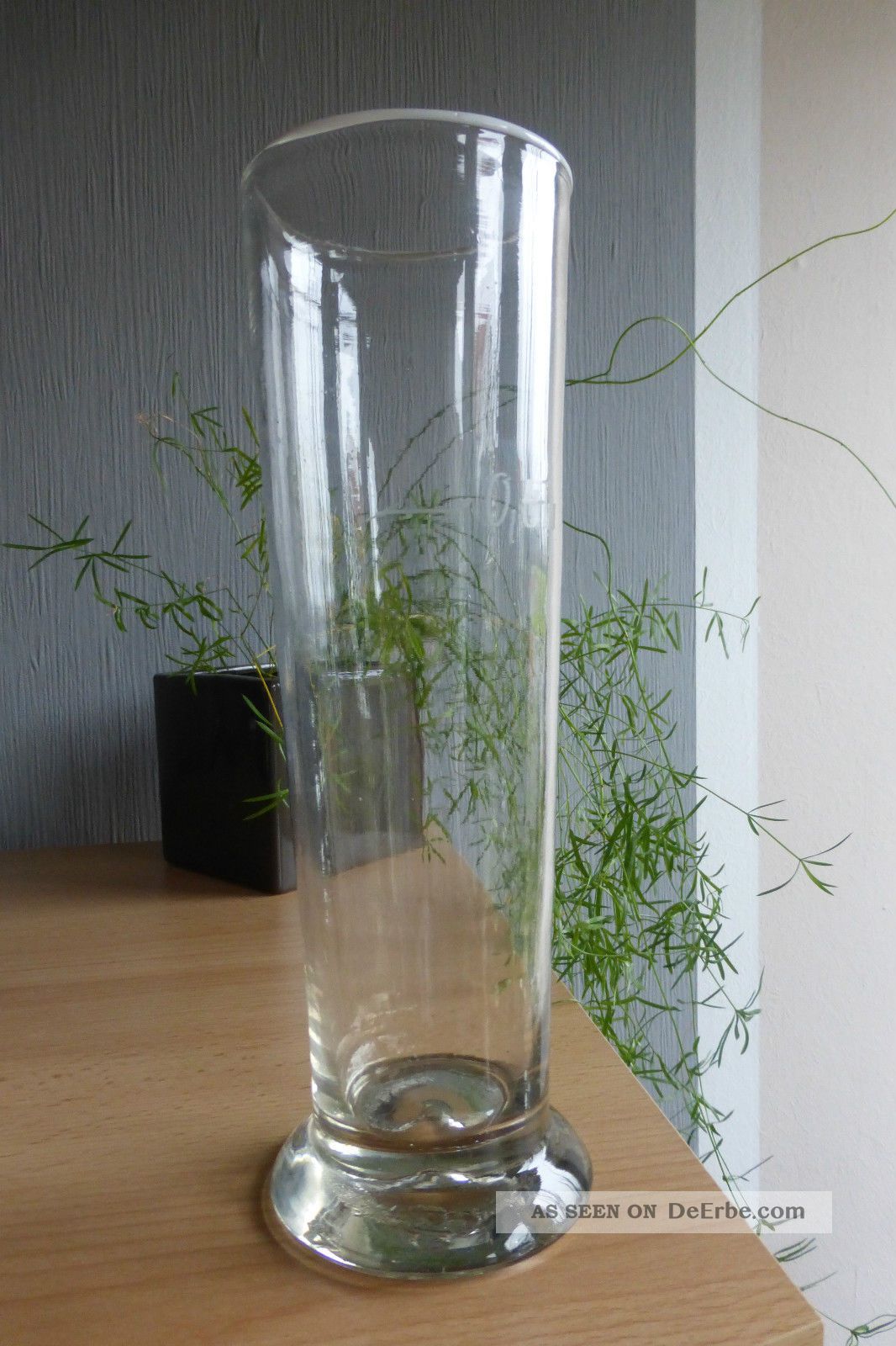 Antik Bierstange Berliner Weisse Potsdamer Stange Weissrand Glas & Kristall Bild