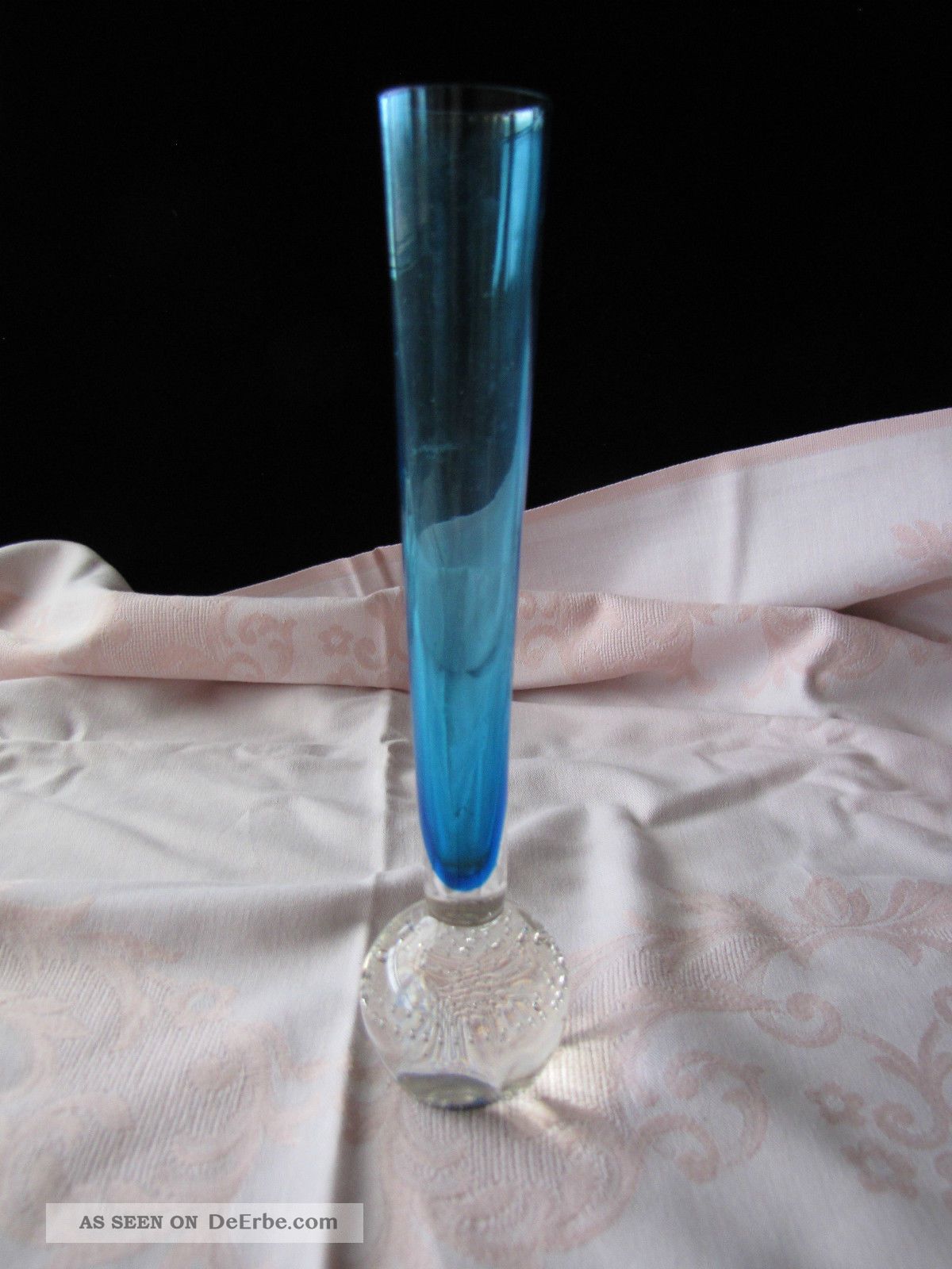 Vase Mit Liftblasendekor Zweifarbig Dekorglas Bild