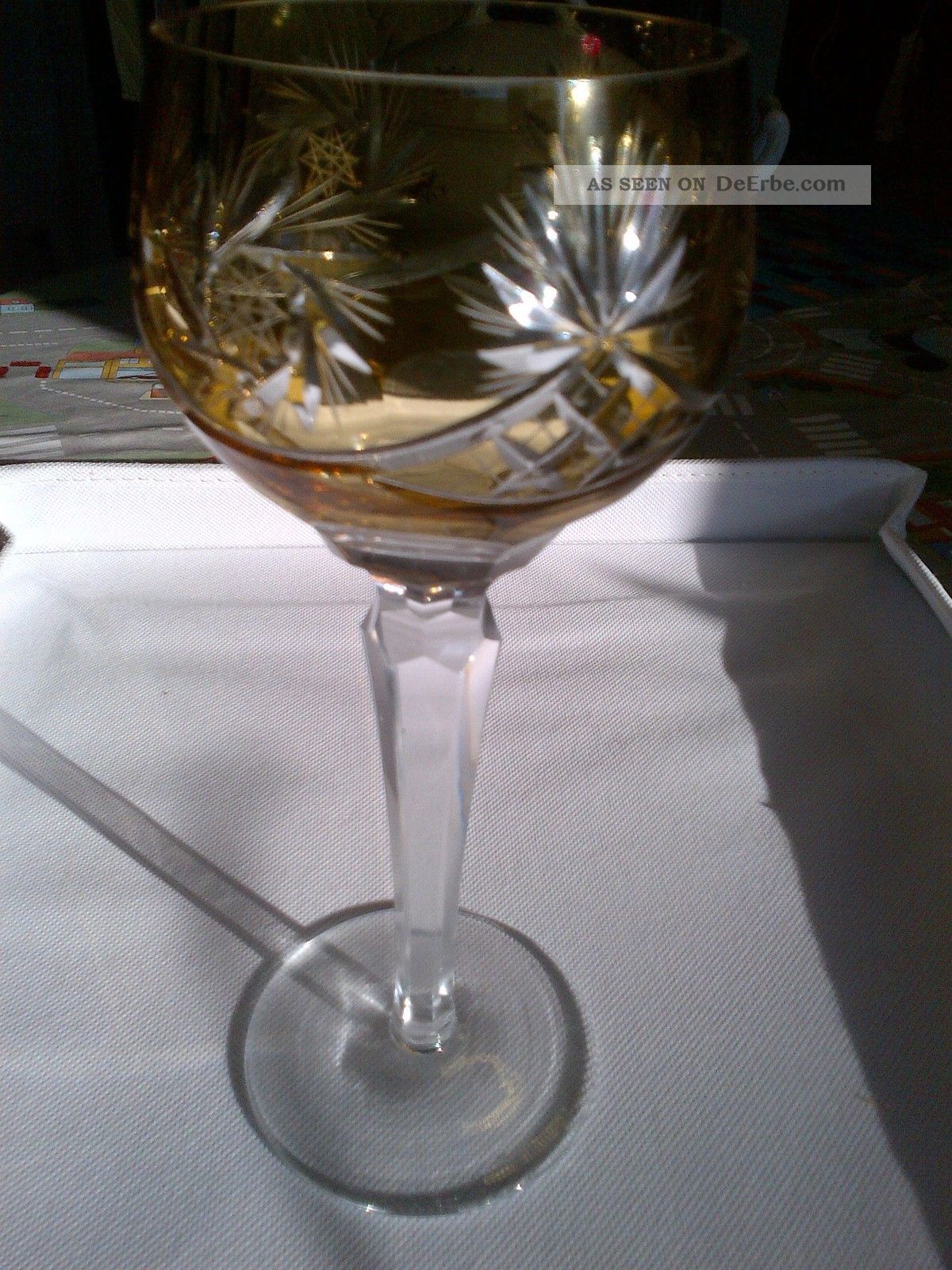 5 Große Römer Gläser Kristall Bild