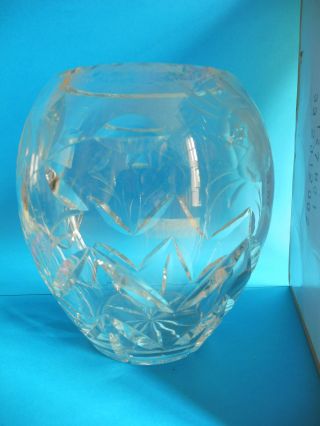 Bauchige Vase Bleikristall Bild