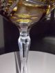 Römer Weinglas Kristall Mit Schleuderstern In Seltenem Topas,  Dickwandige Kuppa Kristall Bild 2