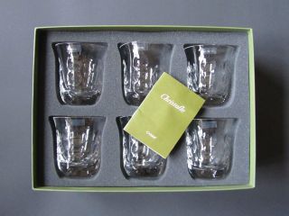 Geschenkidee Christofle 6 Gläser Kawali,  Klar,  Mundgeblasen,  Kristall Bild