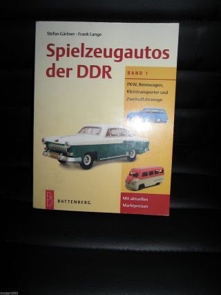 Buch Katalog Spielzeugautos Der Ddr Band 1 Bild