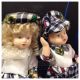 2x Kleine Porzellanpuppe Mit Schaukel Puppe Mit Porzellankopf Porzellan Puppen Porzellankopfpuppen Bild 1