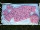 Niedliche Puppenkleidung Puppen - Ausfahrgarnitur Rosa Für Puppengröße 40 Cm Nostalgieware, nach 1970 Bild 2