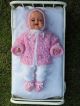 Niedliche Puppenkleidung Puppen - Ausfahrgarnitur Rosa Für Puppengröße 40 Cm Nostalgieware, nach 1970 Bild 5