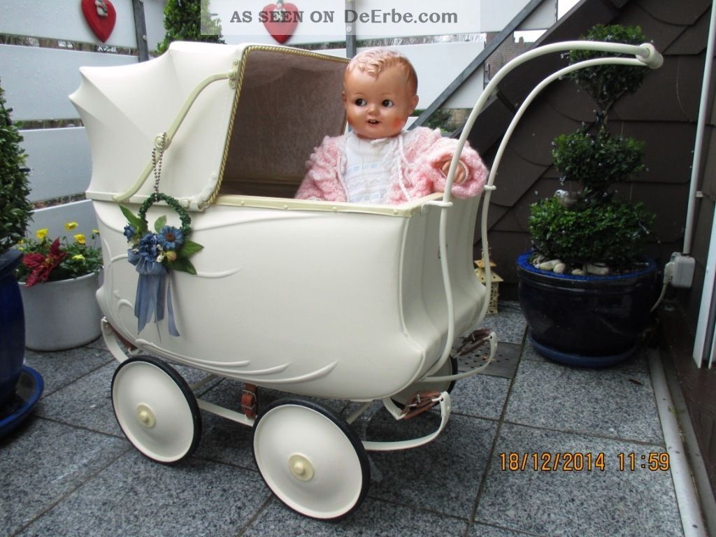 Rarität Alter Traumschöner Puppenwagen Von Brennabor Um 1930 Kinderwagen Puppenwagen Bild