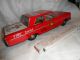 Altes Blech Ford Fire Chief Car Made In Japan Friction /sirene Top Original, gefertigt 1945-1970 Bild 11