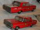 Altes Blech Ford Fire Chief Car Made In Japan Friction /sirene Top Original, gefertigt 1945-1970 Bild 8