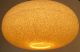 Spacige 70er Jahre Ufo Granulat Hängeleuchte Lampe 1970-1979 Bild 2