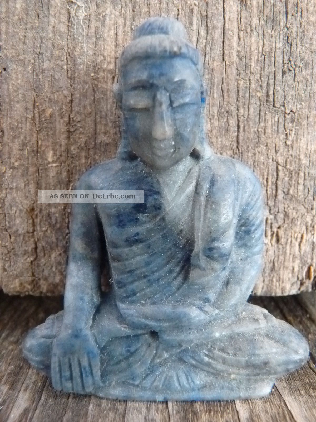 Hand Carved Buddha Shakyamuni Fengshui Lapislazuli From Burma,  Myanmar 410 Internationale Antiq. & Kunst Bild