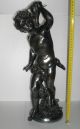 Putto Zinkguss Metall Guss 51 Cm Tafelaufsatz - Teil ? Figur Plastik Skulptur Rar 1900-1949 Bild 10