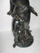 Putto Zinkguss Metall Guss 51 Cm Tafelaufsatz - Teil ? Figur Plastik Skulptur Rar 1900-1949 Bild 2