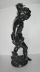 Putto Zinkguss Metall Guss 51 Cm Tafelaufsatz - Teil ? Figur Plastik Skulptur Rar 1900-1949 Bild 5