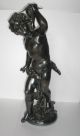 Putto Zinkguss Metall Guss 51 Cm Tafelaufsatz - Teil ? Figur Plastik Skulptur Rar 1900-1949 Bild 7