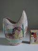 Vase,  Keramik,  50er Jahre,  Dekor Landschaft,  Höhe 13 Cm Nach Stil & Epoche Bild 1