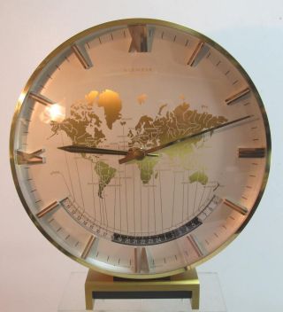 Xxl Kienzle International Weltzeituhr Weltuhr Tischuhr Uhr Messing 29 Cm Hoch Bild