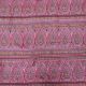 Vintage Indian Saree Pure Silk Printed Fabric Décor Craft Floral Magenta Sari Accessoires Bild 2
