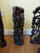 Afrikanische Holzskulpturen,  Holzschnitzerei,  Afrikanische Kunst 1950-1999 Bild 6