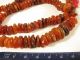 Strang Alte Achatperlen Karneol Old Agate Carneol Stone Beads Afrozip Afrika Bild 2