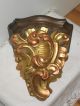 Wandkonsole Holz,  Farbig Gefasst, Holzarbeiten Bild 1