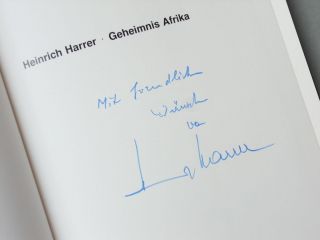 Signiert Heinrich Harrer Geheimnis Afrika Sudan Pygmäen Uganda Turkana Kenia. Bild