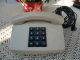 Telefon Kunststoff Schnurtelefon Post Fe Ap 751 - 1 Siemens 80er Grau/beige Retro Antike Bürotechnik Bild 1