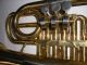 Sehr Alte Kornett - Trompete Mit Seltenem Ventilsystem Blasinstrumente Bild 7