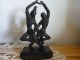 Alte Asia Figur Metallguss Skulptur Zwei Tänzer / Götter? Messing Bronze 1900-1949 Bild 1