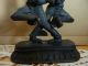 Alte Asia Figur Metallguss Skulptur Zwei Tänzer / Götter? Messing Bronze 1900-1949 Bild 3
