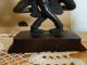 Alte Asia Figur Metallguss Skulptur Zwei Tänzer / Götter? Messing Bronze 1900-1949 Bild 8