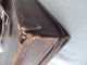 Leder Tasche,  Alter Leder Koffer Accessoires Bild 10