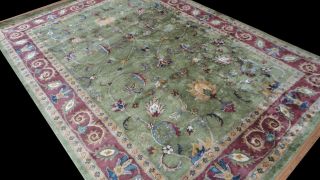 Wunderschöner Orientteppich Teppich Seide Handarbeit 320x230 Bild