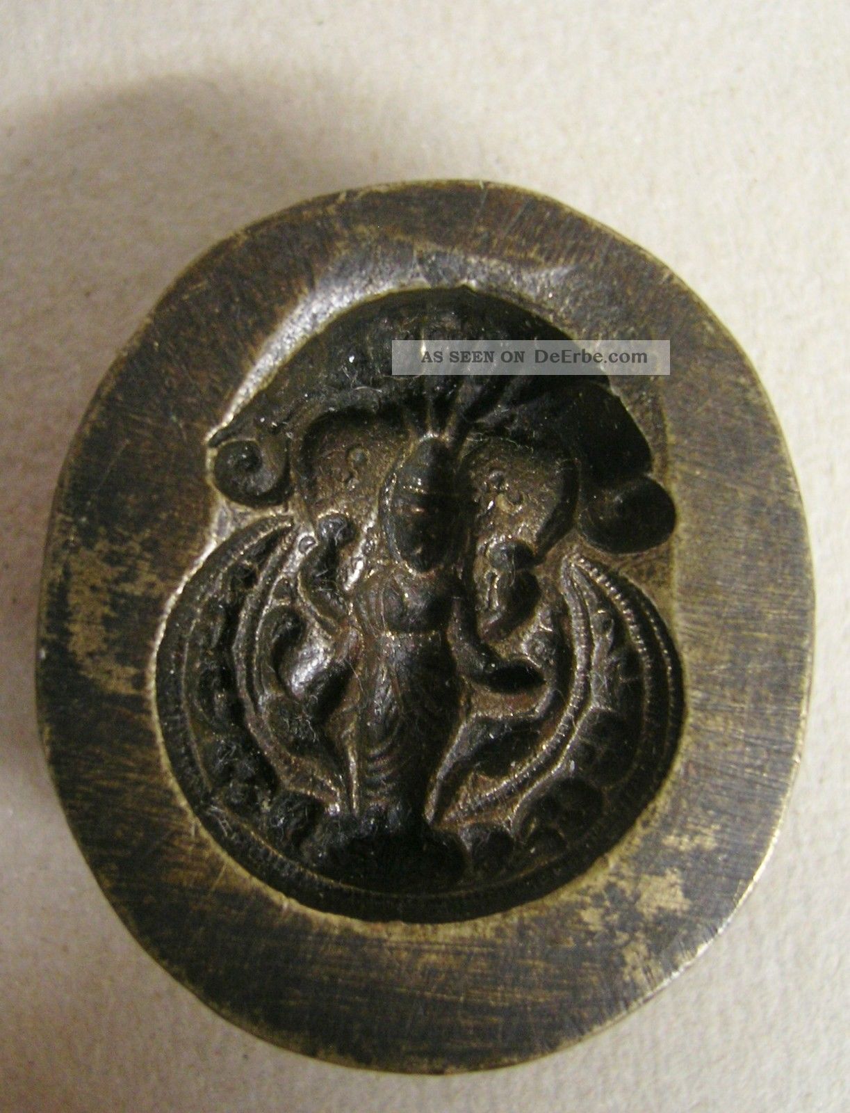 Bronze Form (raritÄt) Antik Aus Nachlass