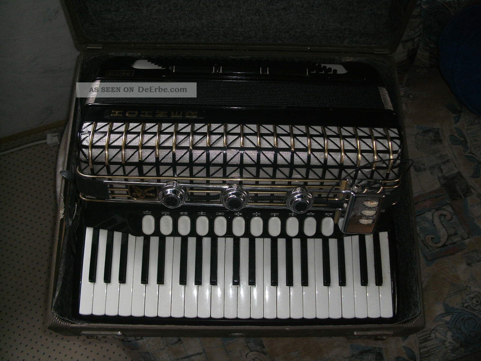 Hohner Atlantic Iv N De Luxe Akkordeon Schifferklavier Mit Zusatzinstrument Tasteninstrumente Bild