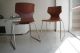 2x FlÖtotto Dining Tracking Chair Stühle Stapelstuhl Stuhl Chrom Pagholz 1970-1979 Bild 2