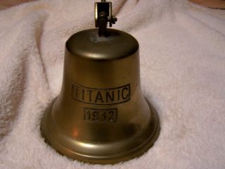 1,  6 Kg Messing Glocke Titanic 1912 