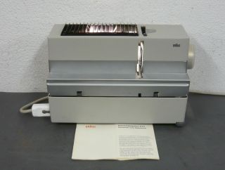 Braun - D 40 - Antikes Diaprojektor Mit Koffer Bild
