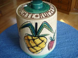 Alter Keramik Rum - Früchtetopf,  Nr: 202 - 26 Aus Omas Nachlaß. Bild