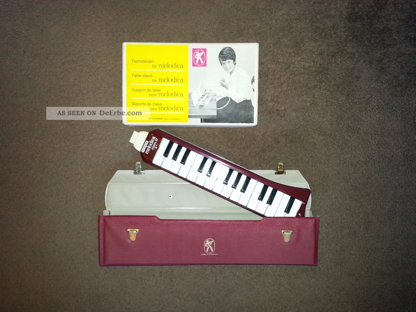 Hohner Melodica Piano 27 Mit Tischständer Ca. 1960