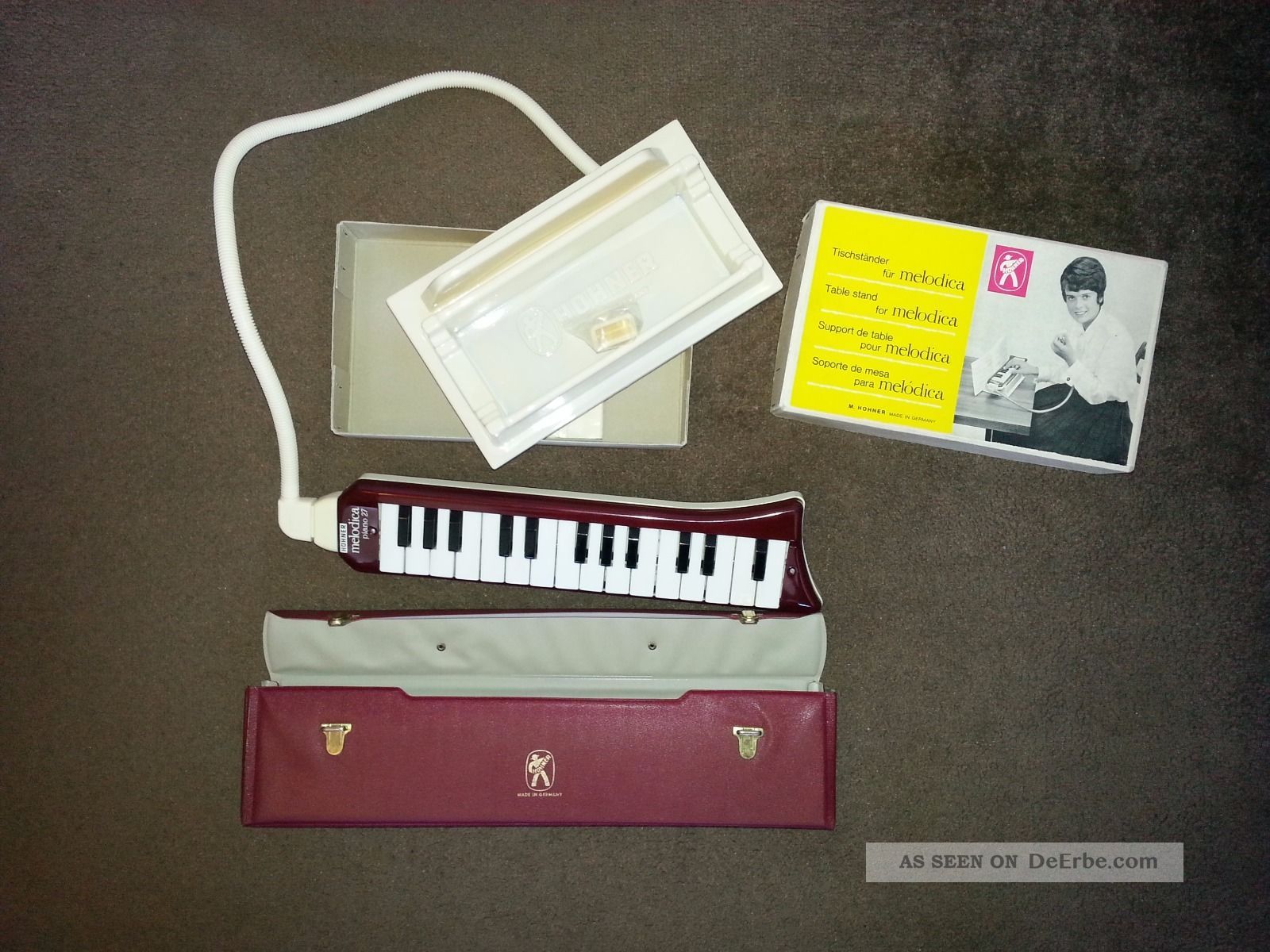 Hohner Melodica Piano 27 Mit Tischständer Ca. 1960