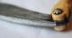 Bein Silber Klappmesser Palmblattmesser Antik Antique Silver Knife Indo Persian Jagd & Fischen Bild 7